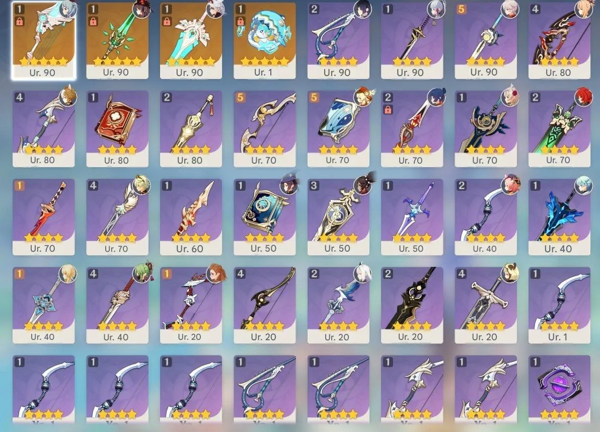 GI1303 Diluc C3 High AR 5-Star Account with 14 Legendary Characters, 4 Legendary Weapons, 36 Event Wishes, 42 Standard Wishes, 21100 Primogems 